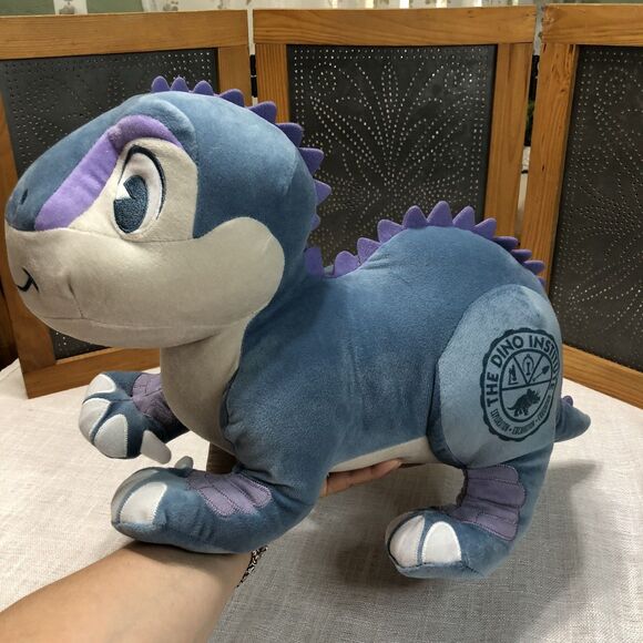 Disney Animal Kingdom Aladar Dinoland Dino Institute Blue Iguanodon 20” Plush - Picture 9 of 12